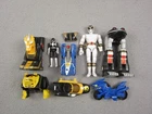 Vintage Power Rangers 8 Piece Lot Megazord Zords Figures Vehicles 90s Bandai
