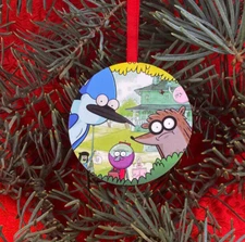 The Regular Show CHRISTMAS TREE ORNAMENT Gift Exchange Stocking Stuffer