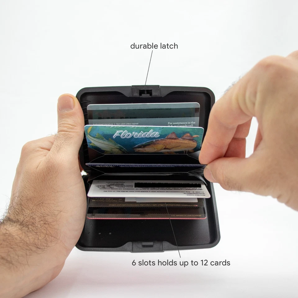 Miami CarryOn RFID Wallet, Secure Aluminum Card Holder - Prevent Identity Theft - Image 4 of 4