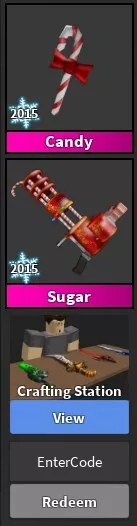 Roblox Murder Mystery 2 MM2 Sugar Godly Knifes and Guns