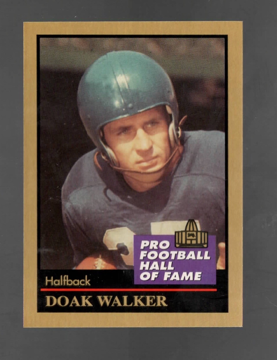 1991 ENOR Pro Football HOF #147 Doak Walker Near mint or better