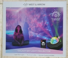 West & Arrow Galaxy Sky Light Projector W/ Remote Control (New) 4 Pack