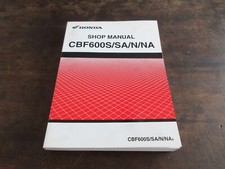 Honda CBF600S CBF600SA CBF600N CBF600NA Shop service manual Werkstatt-Handbuch