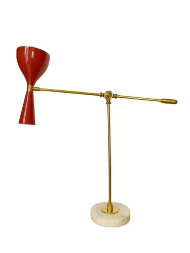 1951s Modern Italian Mid Century Stilnovo Style Desk or Table Lamp Study Lamp - Picture 7 of 7