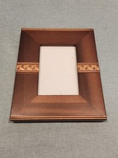 Decorative Weave Style Free Standing Photo Frame 3.5" x 5"