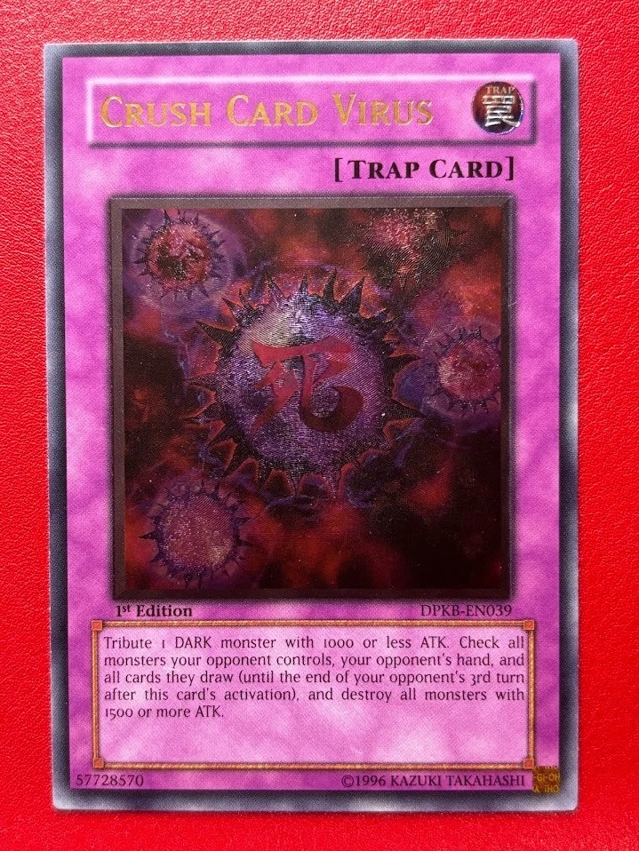 crush card virus ultimate rare Crush Card Virus Yu-Gi-Oh! TCG Ultimate Rare Individual Collectible Card  Game Cards for sale