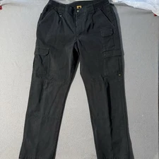 Propper Men's Size 38/33 Pants Black Cargo Tactical Polyester Cotton