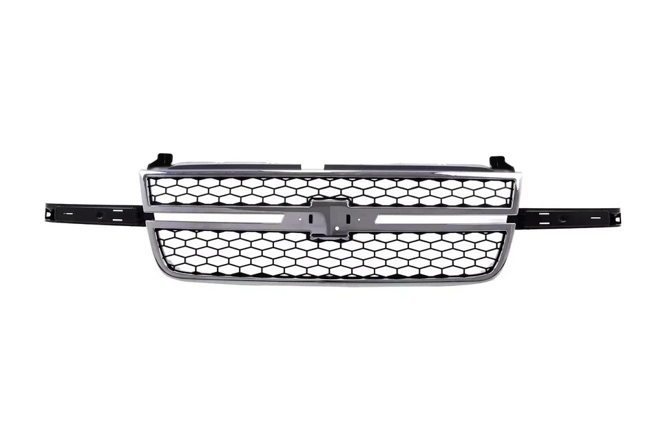 Front Bumper Chrome & Headlights Kit For 2003-2006 Chevy Silverado 2500 HD 3500 Foto 4 de 4