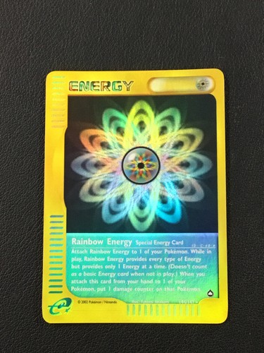 Pokemon TCG Aquapolis #144/147 Rainbow Energy (Reverse) NM