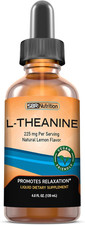 SBR Nutrition Gouttes Liquides L-Théanine | Tout Naturel, Vegan, Sans Alcool, Sans OGM