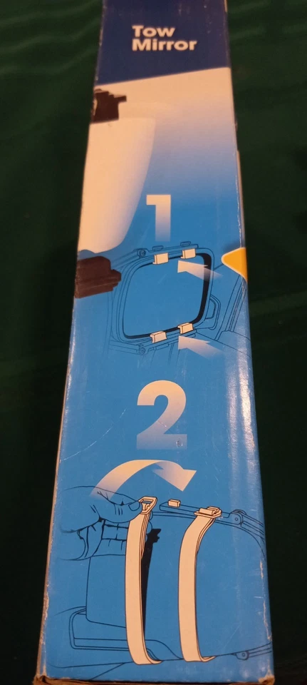 Espejo de remolque con clip Camco ajuste universal Foto 3 de 4