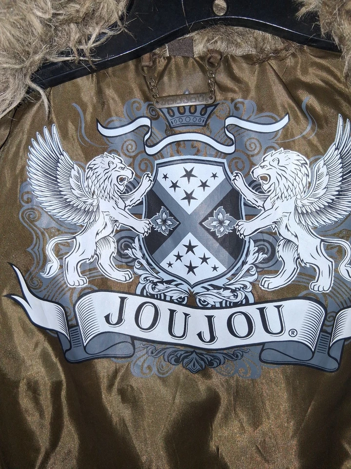 Chaleco Jou Jou Bronceado Piel Sintética Mujer Talla M Lujo Mafia Esposas Crueldad Libre Dinero Antiguo Foto 2 de 4