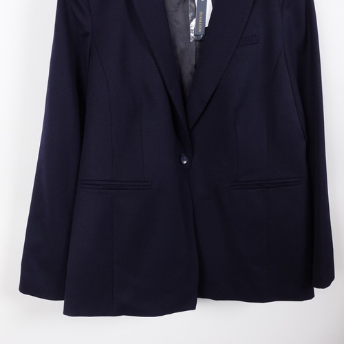 PENDLETON Virgin Wool Blazer Sport Jacket Women’s Size 16 Navy Blue New Tags - Picture 18 of 21