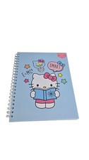 Large Blue Hello Kitty Spiral Notebook 11.25"x 8.7" - NEW - 160 lined pages