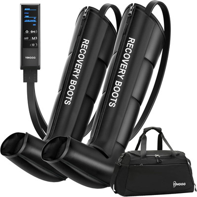 Air Leg Massager with Compression: Professional Full Compression Boots with Adju