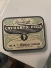 Vintage 100 Rawleigh Cathartic Pills Advertising Tin Medicine & Laxative Empty