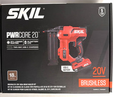 [NEW] (NA1800B-10) SKIL 20V Brushless 18Ga Brad Nailer Kit