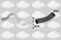 Ladeluftschlauch Sasic 3336067 FüR MAX DM2 Focus Ford 2 Turnier Tdci