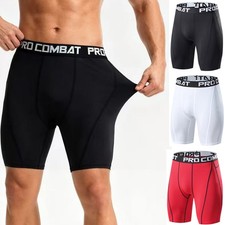 Herren Sport Shorts Kompressionshose Radlershorts Laufhose Trainingsshorts.