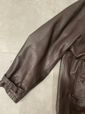 C.P. Company Leather Car Coat Brown Osti Archive 80s/90s Used | eBay