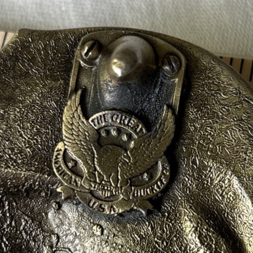 grizzly tobacco belt buckle KLAMRA Leather with Bear belt buckle, Handmade Wild Grizzly Bear solid brass belt on leather belt : Clothing, Shoes & Jewelry Beautifully designed Grizzly Bear Fishing Western Belt