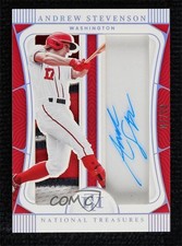 2022 Panini National Treasures Holo Silver /10 Andrew Stevenson #JGS-AS Auto 2h4