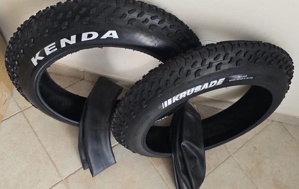 🇮🇹2) Kit GOMMA COPERTONE + Camera Kenda Krusade 20 x 4.00 per fat bike E-bike - Image 2 of 3