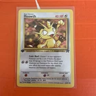 Pokémon TCG Meowth 62/82 1st Edition Team Rocket common WOTC vintage