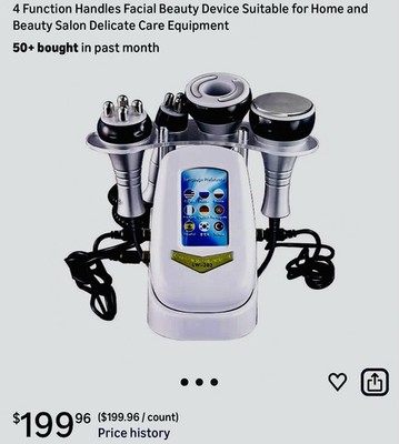 LW-202 4-in-1 RF Cavitation Slimming & Home Spa facial and body beauty device. 