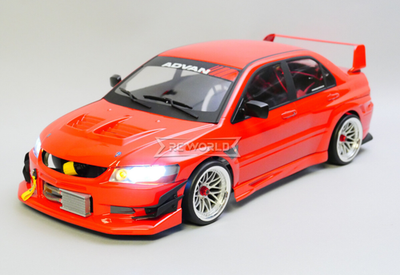 1/10 RC Car DRIFT Body Shell MITSUBISHI EVOLUTION EVO 9 W/ VOLTEX