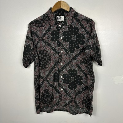Engineered Garments Paisley Hemd, Viskose Baumwolle, Made in USA, Größe Herren Large