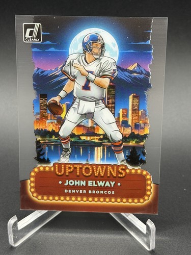 John Elway #18 2024 Clearly Donruss Uptowns card