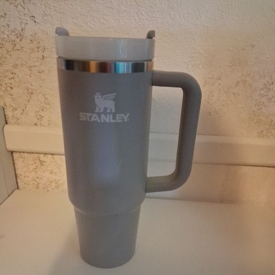 Stanley cream Insulated Tumbler Stainless Steel With Handle Drink Through Lid
