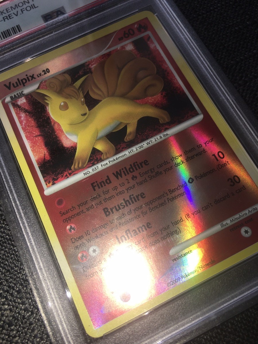 Pokemon VULPIX SH6 PSA 8 - Diamond & Pearl - Platinum - Shiny