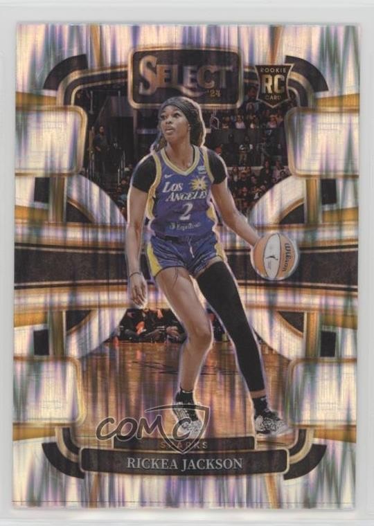 2024 Panini Select WNBA Concourse Silver Flash Prizm Rickea Jackson #58 1j87