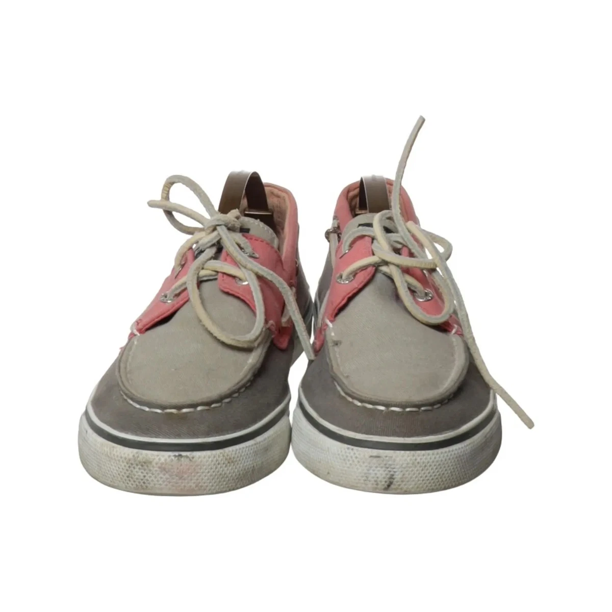 Sperry, Canvas Sneaker, Größe: 39 1/2, Grau/Pink, Damen #dnK