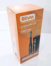 Bitvae C5 Oral Irrigator & Daily D2 Electric Toothbrush Oral Care Set NEW SEALED