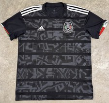 Adidas Mexico National Team Soccer Jersey Men s Med Home 2019 Black Futbol GUC