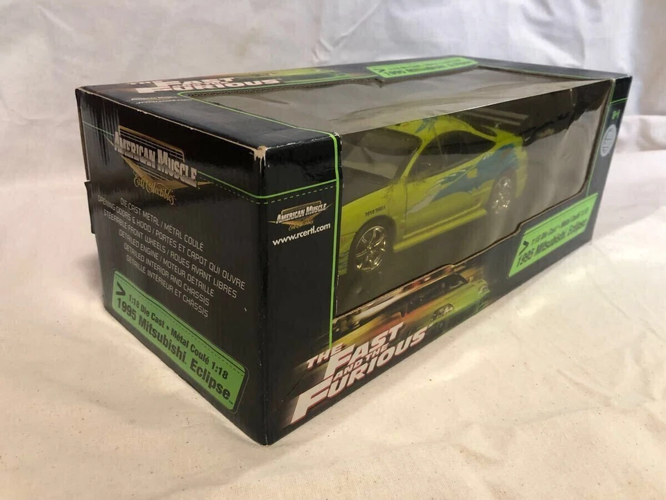 FAST&FURIOUS Wild Speed MITSUBISHI ECLIPSE Mitsubishi Eclipse 1/18 Diecast el - Image 2 of 4