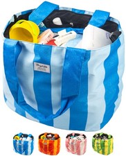 Beach Bags Waterproof Sandproof, XL Large Tote Bag with Zipper, Pool Swim Bag...