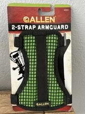 NEW Allen 2-Strap Archery Mesh Armguard, Hot Green, Medium -42014
