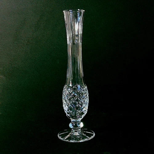 WATERFORD VINTAGE GIFTWARE BUD VASE, Cut Lead Crystal, 9 1/4 in, Made in Ireland