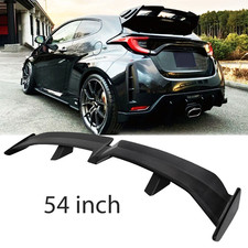Rear Trunk Spoiler Gt Style Racing Wing Matte 54 For Toyota Yaris 2004-2025 Rear Trunk Spoiler Gt Style Racing Wing Matte 54 For Toyota Yaris 2004-2025