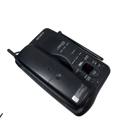 Vintage SONY Telefon bezprzewodowy Cyfrowy system sekretarki SPP-A940 Sprawdzony działa - Zdjęcie 7 z 7