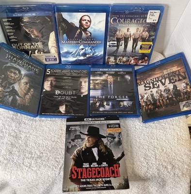Action & Drama Movie Lot/8 Blu-Ray Titles/READ Christian Bale/Russell Crowe/More