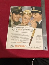 Eversharp Presentation Pen WWII 1940’s Print Ad