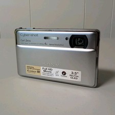 Sony Cyber-shot DSC-TX100V Silver Compact 16.2MP 4x GPS 3.5in HDMI/USB