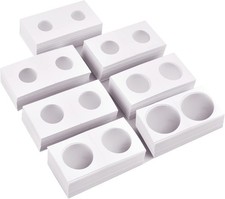 350pcs 2x2 Coin Holders Cardboard Flips 7 Sizes Collection Display Protectors