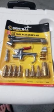 NEW -- CENTRAL PNEUMATIC 17 PIECE AIR TOOL ACCESSORY KIT/Item# 68236-FREE SHIP!