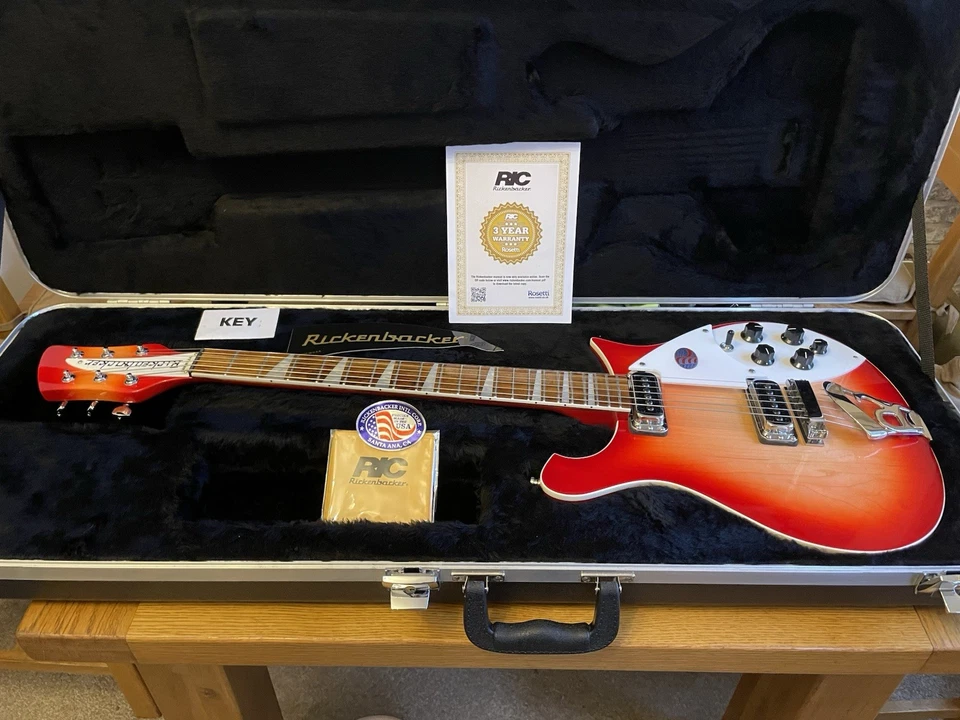 RICKENBACKER 620 FIREGLO 2024 MINT CONDITION NEVER USED - Image 2 of 4